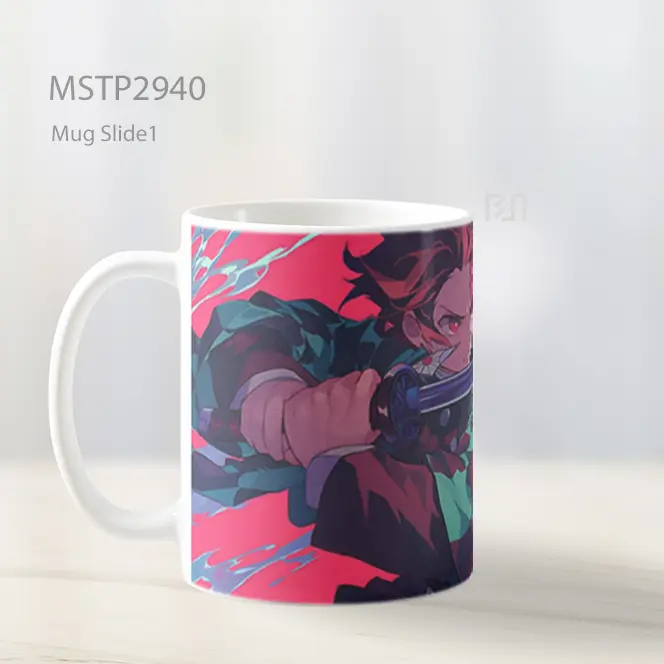 Tanjiro Tebasan Ganas Demon Slayer Mug MSTP2940 - All-side / Desain