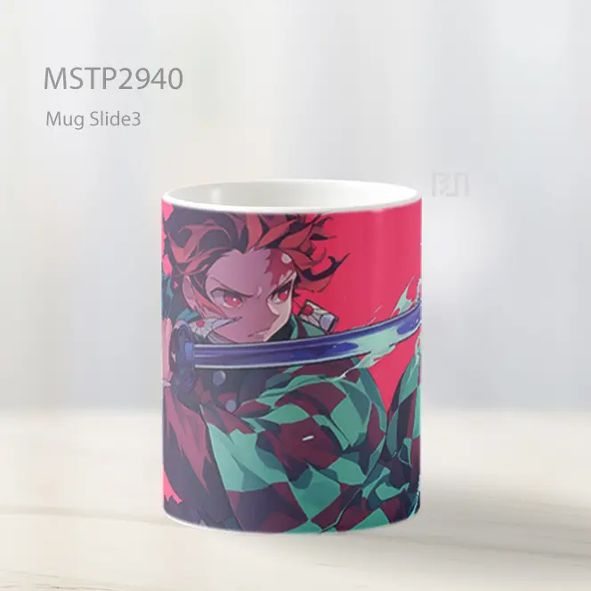 Tanjiro Tebasan Ganas Demon Slayer Mug MSTP2940 - All-side / Desain