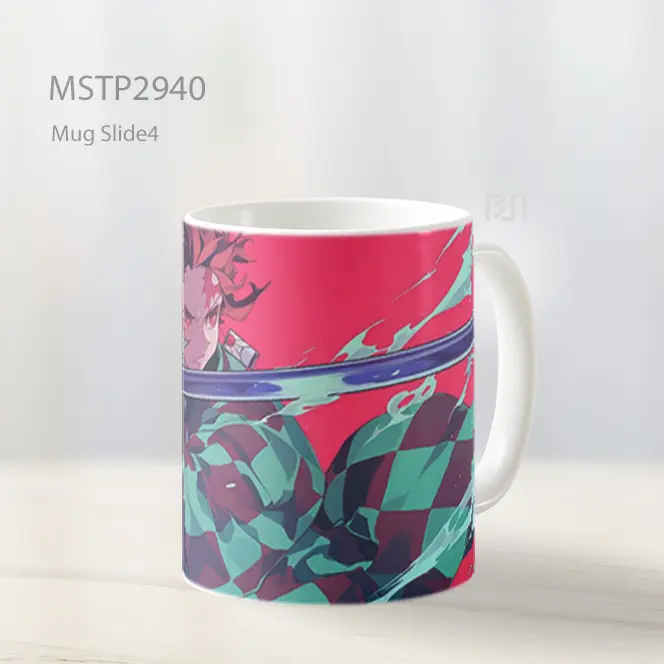Tanjiro Tebasan Ganas Demon Slayer Mug MSTP2940