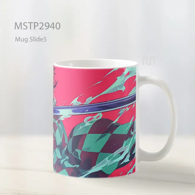 Tanjiro Tebasan Ganas Demon Slayer Mug MSTP2940 - All-side / Desain