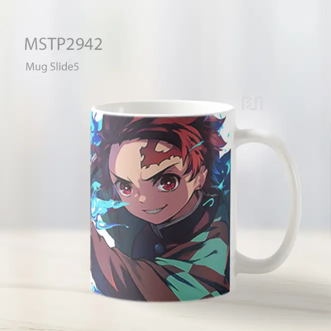 Tanjiro Teknik Pedang Air Mug MSTP2942 - All-side / Desain