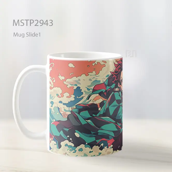Tanjiro Water Blade Retro Style Mug MSTP2943 - All-side / Desain