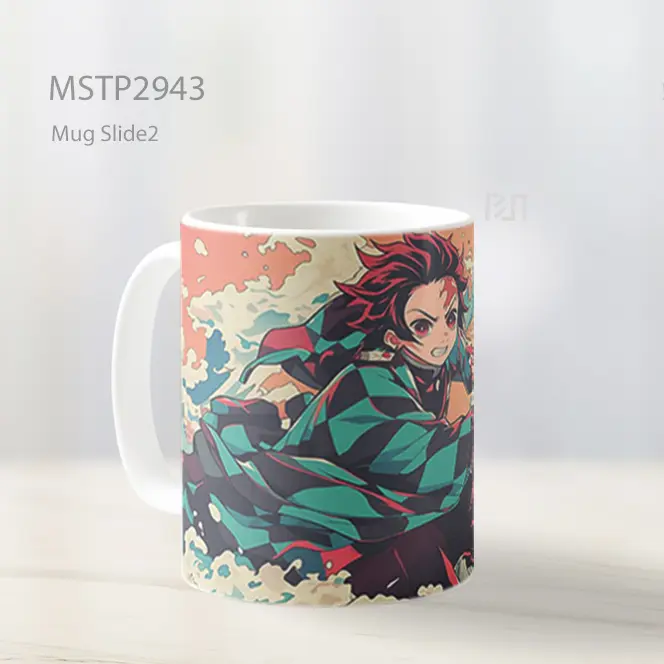 Tanjiro Water Blade Retro Style Mug MSTP2943 - All-side / Desain