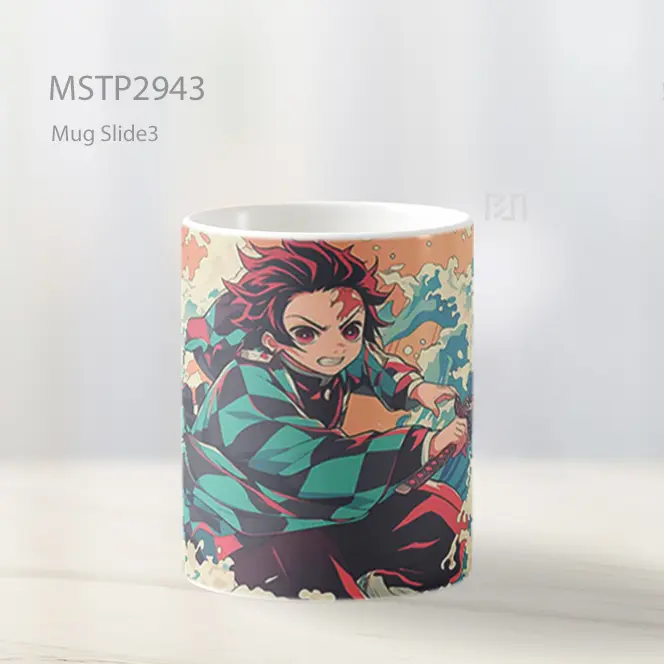 Tanjiro Water Blade Retro Style Mug MSTP2943 - All-side / Desain