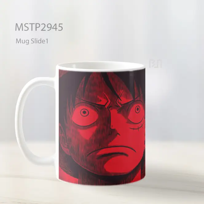 Tatapan Intens Luffy Mug MSTP2945 - All-side / Desain