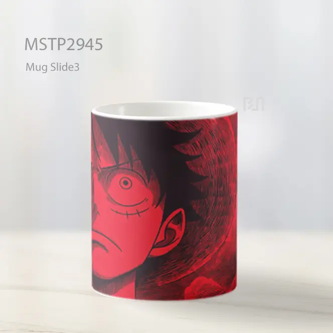 Tatapan Intens Luffy Mug MSTP2945 - All-side / Desain