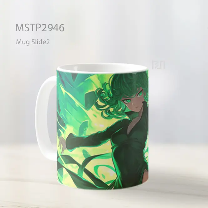 Tatsumaki One Punch Man Kekuatan Psikis Mug MSTP2946 - All-side / Desain