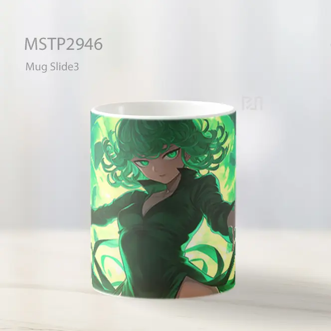 Tatsumaki One Punch Man Kekuatan Psikis Mug MSTP2946 - All-side / Desain
