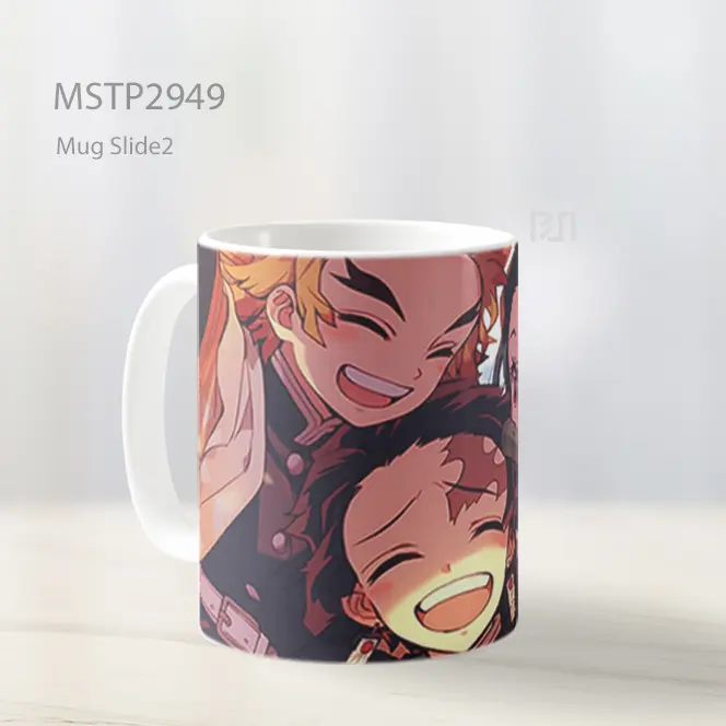Teman Demon Slayer Bahagia Mug MSTP2949 - All-side / Desain