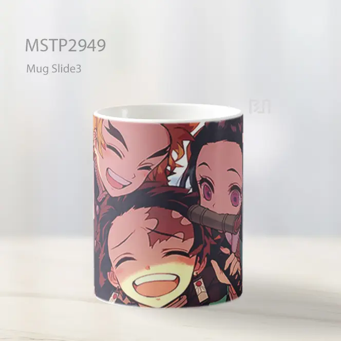 Teman Demon Slayer Bahagia Mug MSTP2949 - All-side / Desain