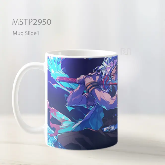 Tengen Uzui Demon Slayer Api Biru Mug MSTP2950 - All-side / Desain