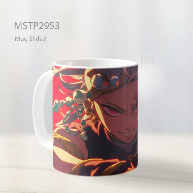 Tengen Uzui Demon Slayer Latar Merah Mug MSTP2953 - All-side / Desain