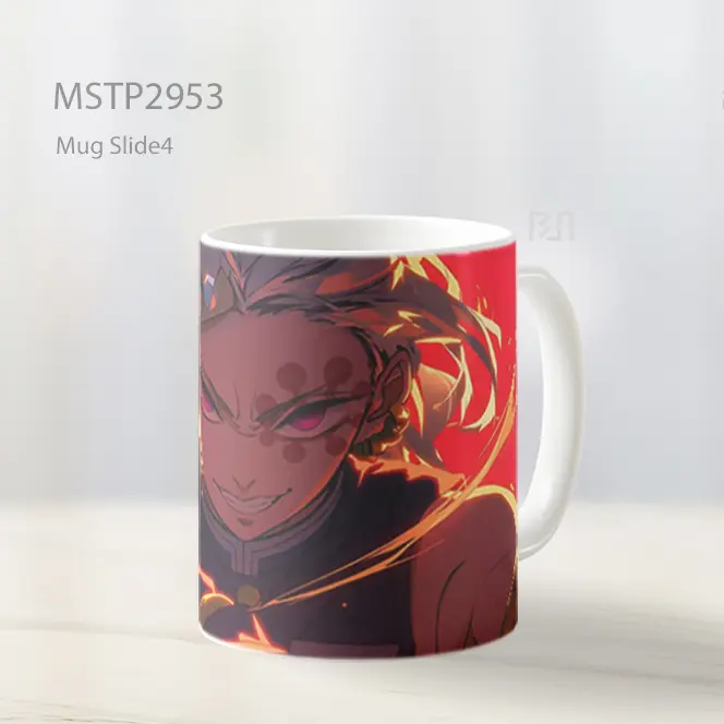 Tengen Uzui Demon Slayer Latar Merah Mug MSTP2953