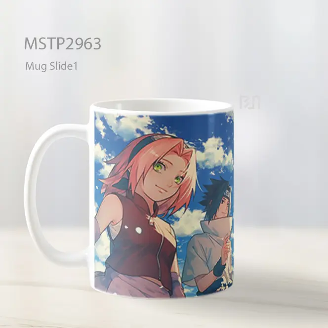 Tim Naruto Sasuke Sakura Kakashi Mug MSTP2963 - All-side / Desain