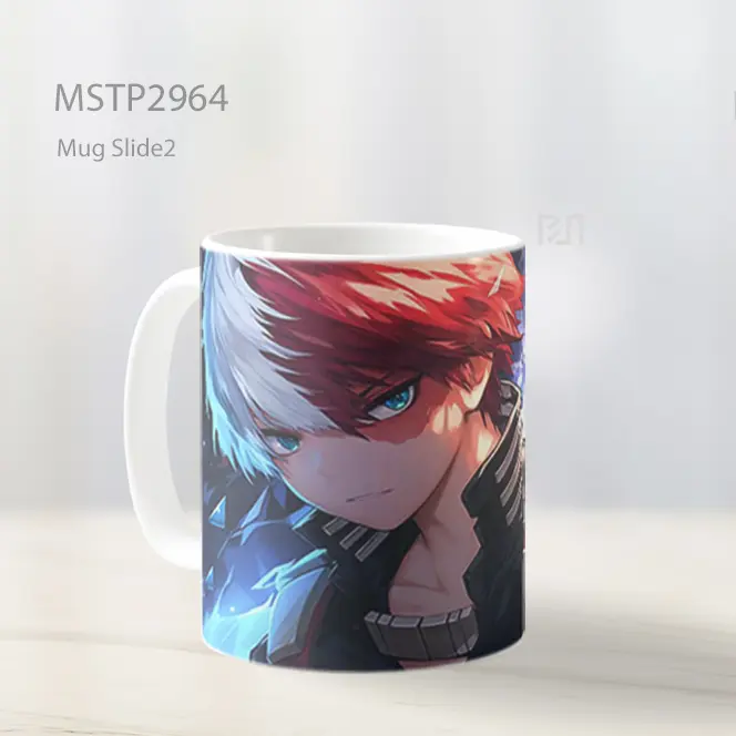 Todoroki My Hero Academia Api And Es Mug MSTP2964 - All-side / Desain