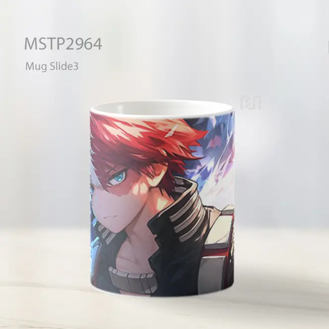 Todoroki My Hero Academia Api And Es Mug MSTP2964 - All-side / Desain