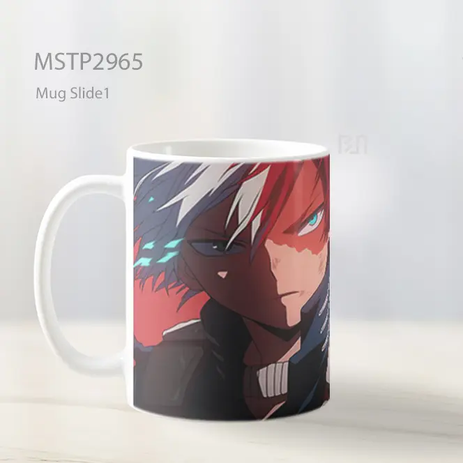 Todoroki My Hero Academia Intens Mug MSTP2965 - All-side / Desain