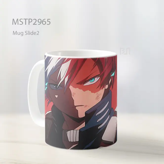 Todoroki My Hero Academia Intens Mug MSTP2965 - All-side / Desain