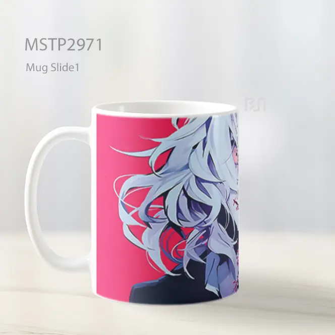 Tokyo Ghoul Juuzou Suzuya Latar Pink Mug MSTP2971 - All-side / Desain