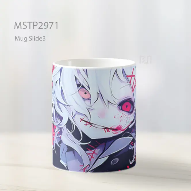 Tokyo Ghoul Juuzou Suzuya Latar Pink Mug MSTP2971 - All-side / Desain