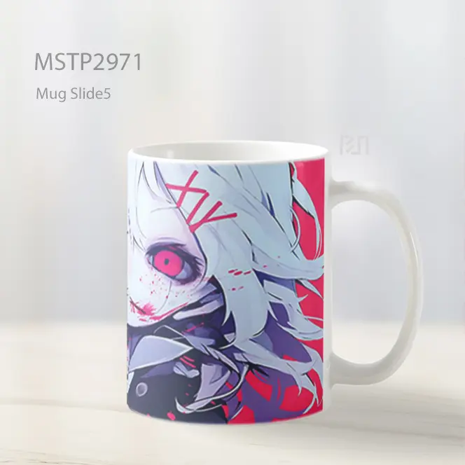 Tokyo Ghoul Juuzou Suzuya Latar Pink Mug MSTP2971 - All-side / Desain