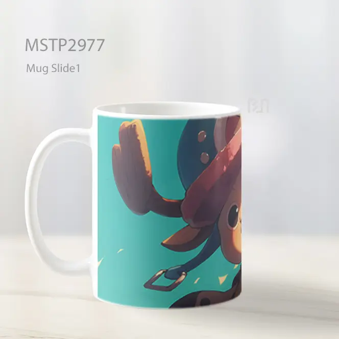 Tony Tony Chopper Mengedip One Piece Mug MSTP2977 - All-side / Desain