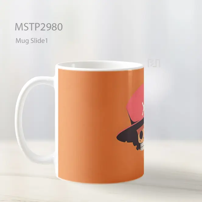 Tony Tony Chopper Oranye Minimalis Mug MSTP2980 - All-side / Desain