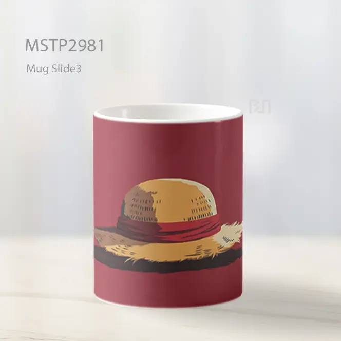 Topi Jerami Luffy Mug MSTP2981 - All-side / Desain