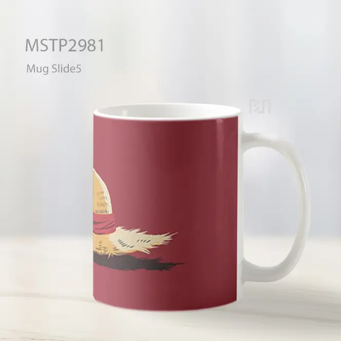 Topi Jerami Luffy Mug MSTP2981 - All-side / Desain