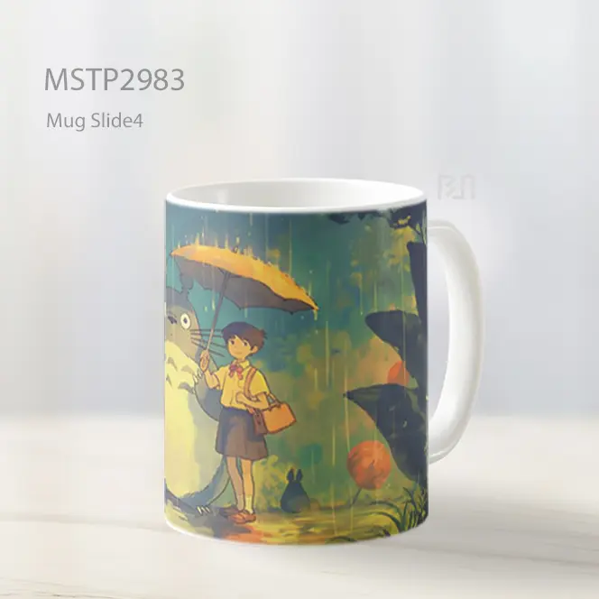 Totoro Adegan Payung Mug MSTP2983