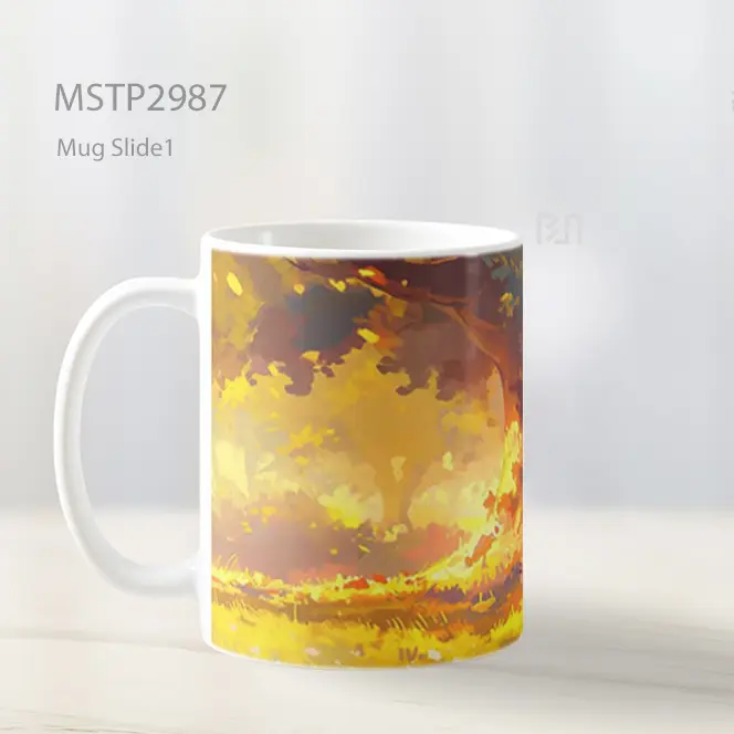 Totoro Di Bawah Pohon Bersinar Mug MSTP2987 - All-side / Desain