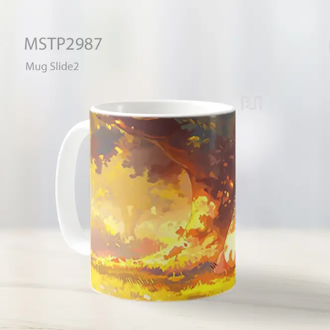 Totoro Di Bawah Pohon Bersinar Mug MSTP2987 - All-side / Desain