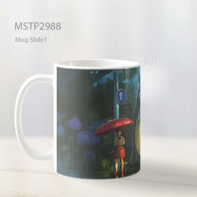 Totoro Hari Hujan Mug MSTP2988 - All-side / Desain