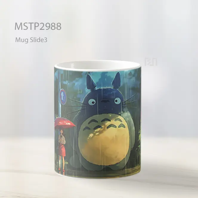 Totoro Hari Hujan Mug MSTP2988 - All-side / Desain