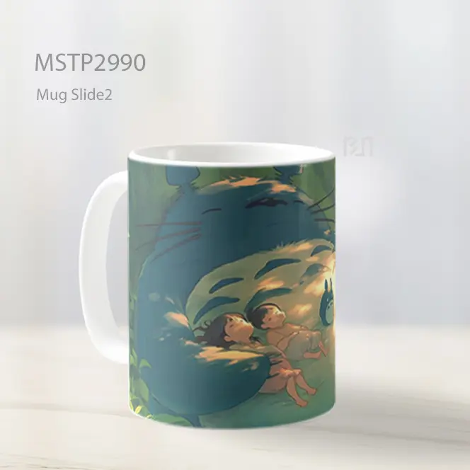 Totoro Hutan Nyaman Mug MSTP2990 - All-side / Desain