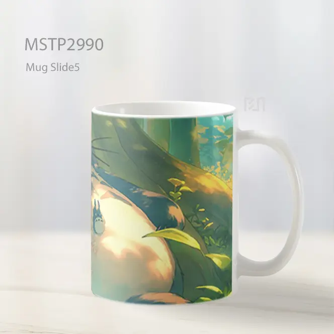 Totoro Hutan Nyaman Mug MSTP2990 - All-side / Desain