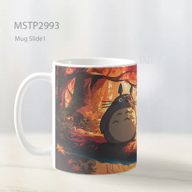 Totoro Musim Gugur Hutan Estetika Mug MSTP2993 - All-side / Desain