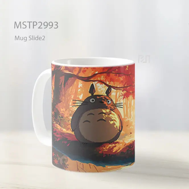 Totoro Musim Gugur Hutan Estetika Mug MSTP2993 - All-side / Desain