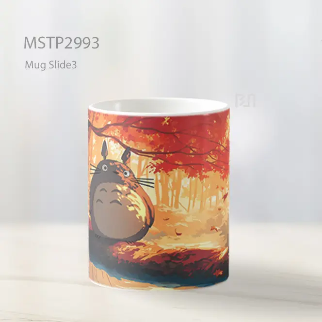 Totoro Musim Gugur Hutan Estetika Mug MSTP2993 - All-side / Desain