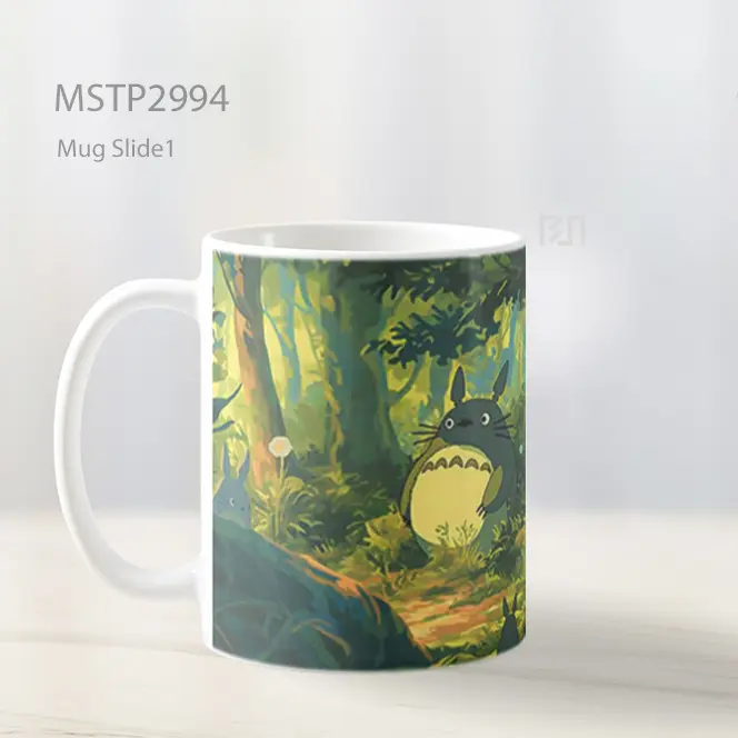 Totoro My Neighbor Forest Scene Mug MSTP2994 - All-side / Desain