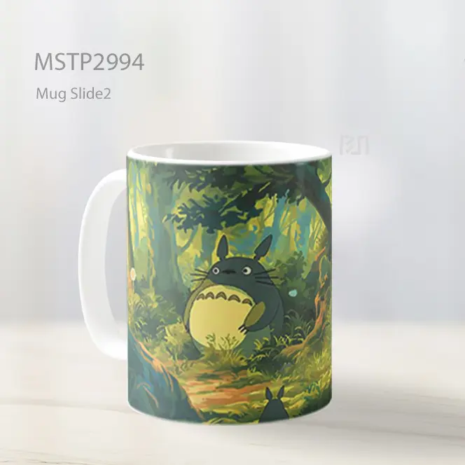 Totoro My Neighbor Forest Scene Mug MSTP2994 - All-side / Desain