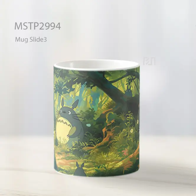 Totoro My Neighbor Forest Scene Mug MSTP2994 - All-side / Desain