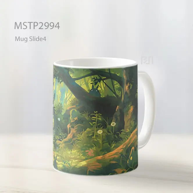 Totoro My Neighbor Forest Scene Mug MSTP2994