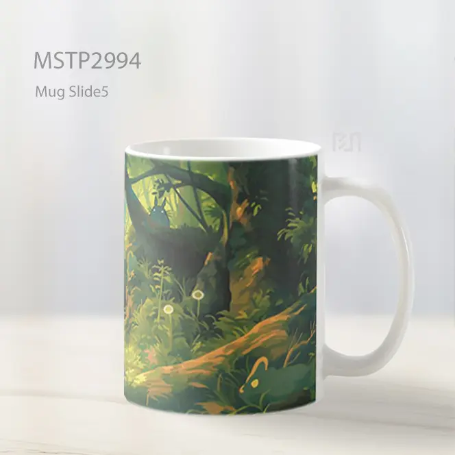 Totoro My Neighbor Forest Scene Mug MSTP2994 - All-side / Desain