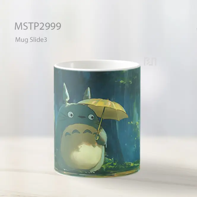 Totoro Payung Hujan Laptop Mug MSTP2999 - All-side / Desain