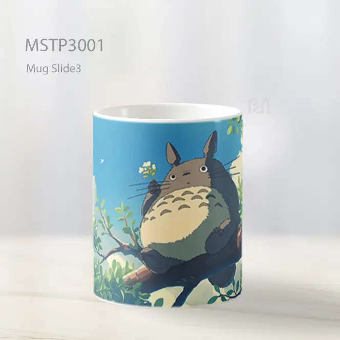 Totoro Pohon Anime Mug MSTP3001 - All-side / Desain