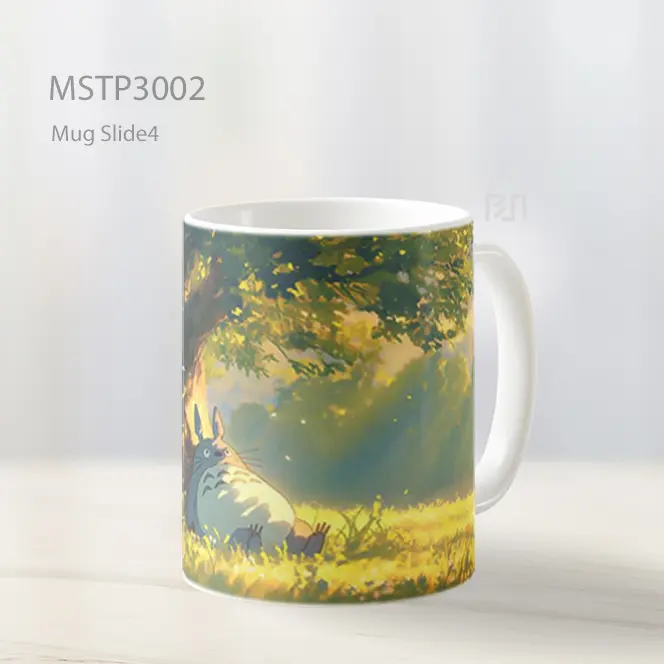 Totoro Santai Di Bawah Pohon Musim Panas Mug MSTP3002