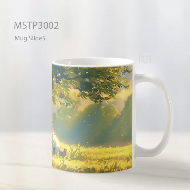 Totoro Santai Di Bawah Pohon Musim Panas Mug MSTP3002 - All-side / Desain