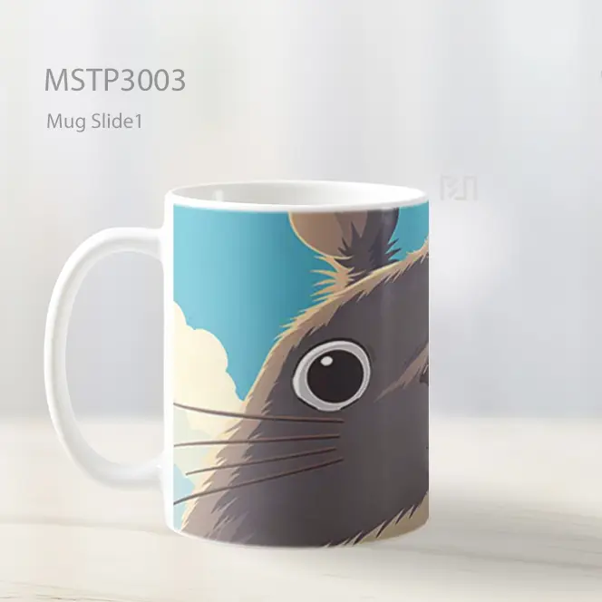 Totoro Studio Ghibli Close Up Mug MSTP3003 - All-side / Desain