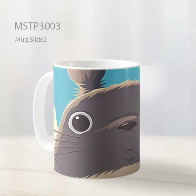 Totoro Studio Ghibli Close Up Mug MSTP3003 - All-side / Desain